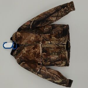 Realtree Childs Quilted Hunting Jacket Camouflage w/Black Lining - S 6-7